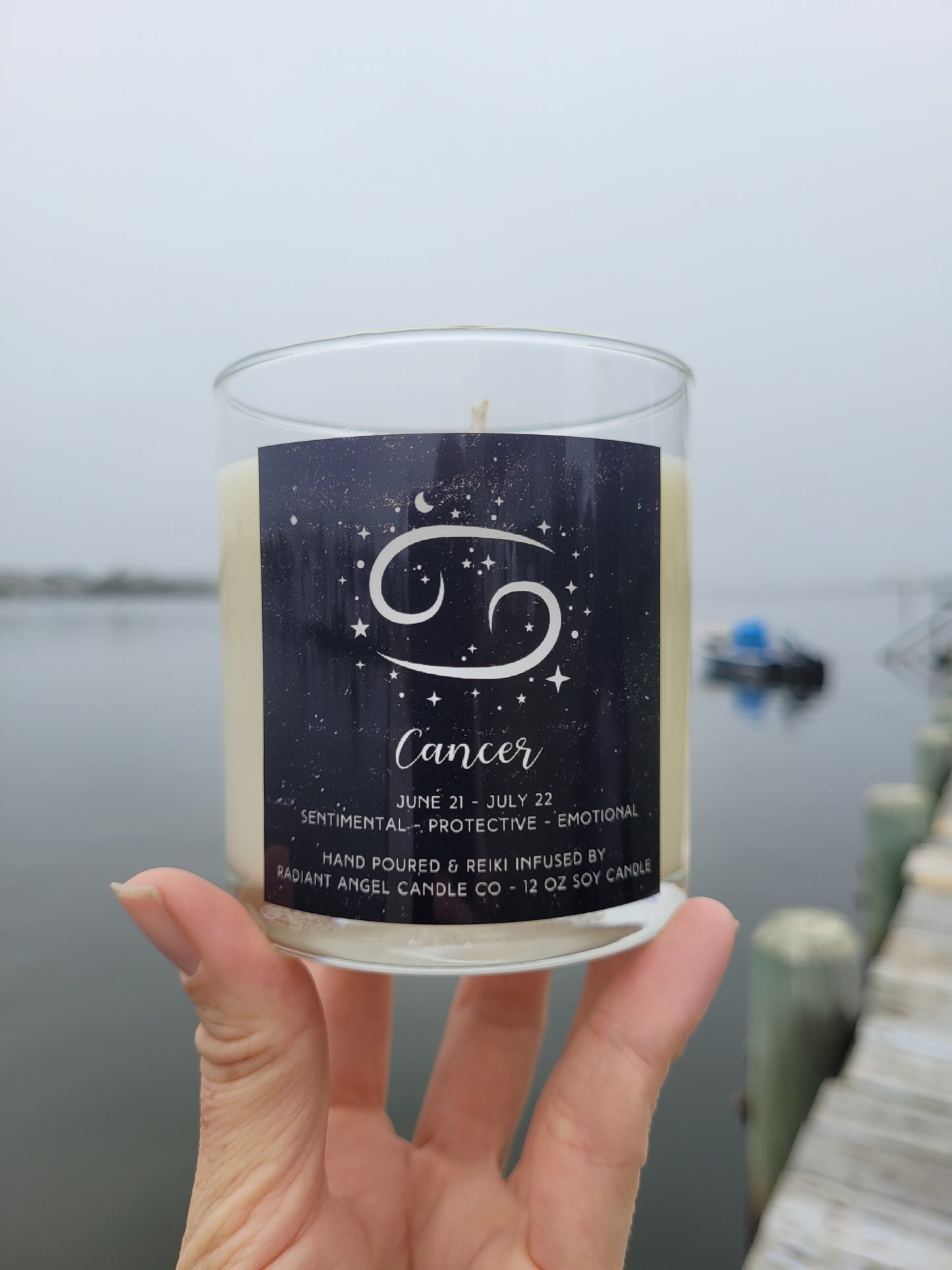 Zodiac Candles- Scented Crystal Candles