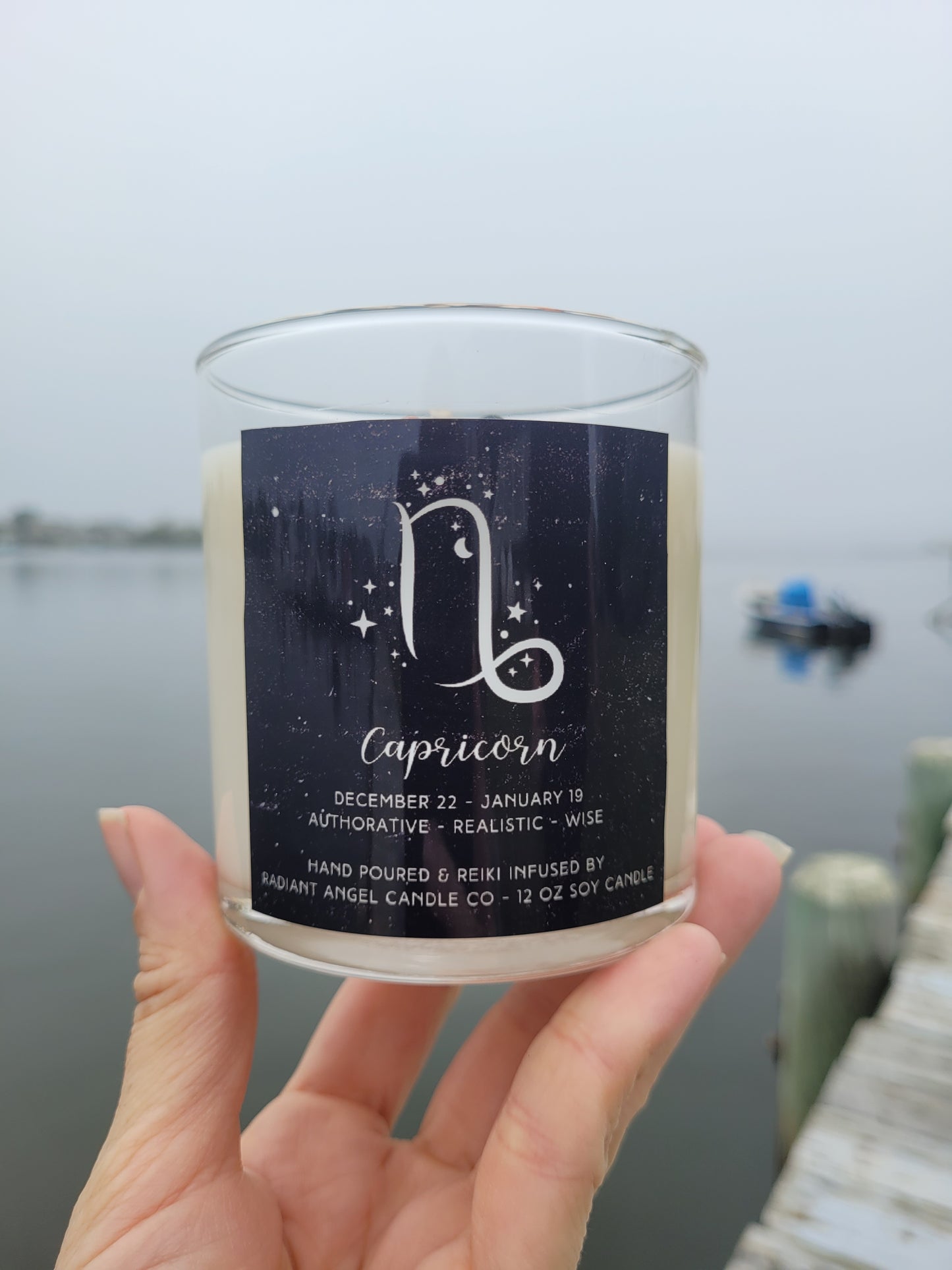 Zodiac Candles- Scented Crystal Candles