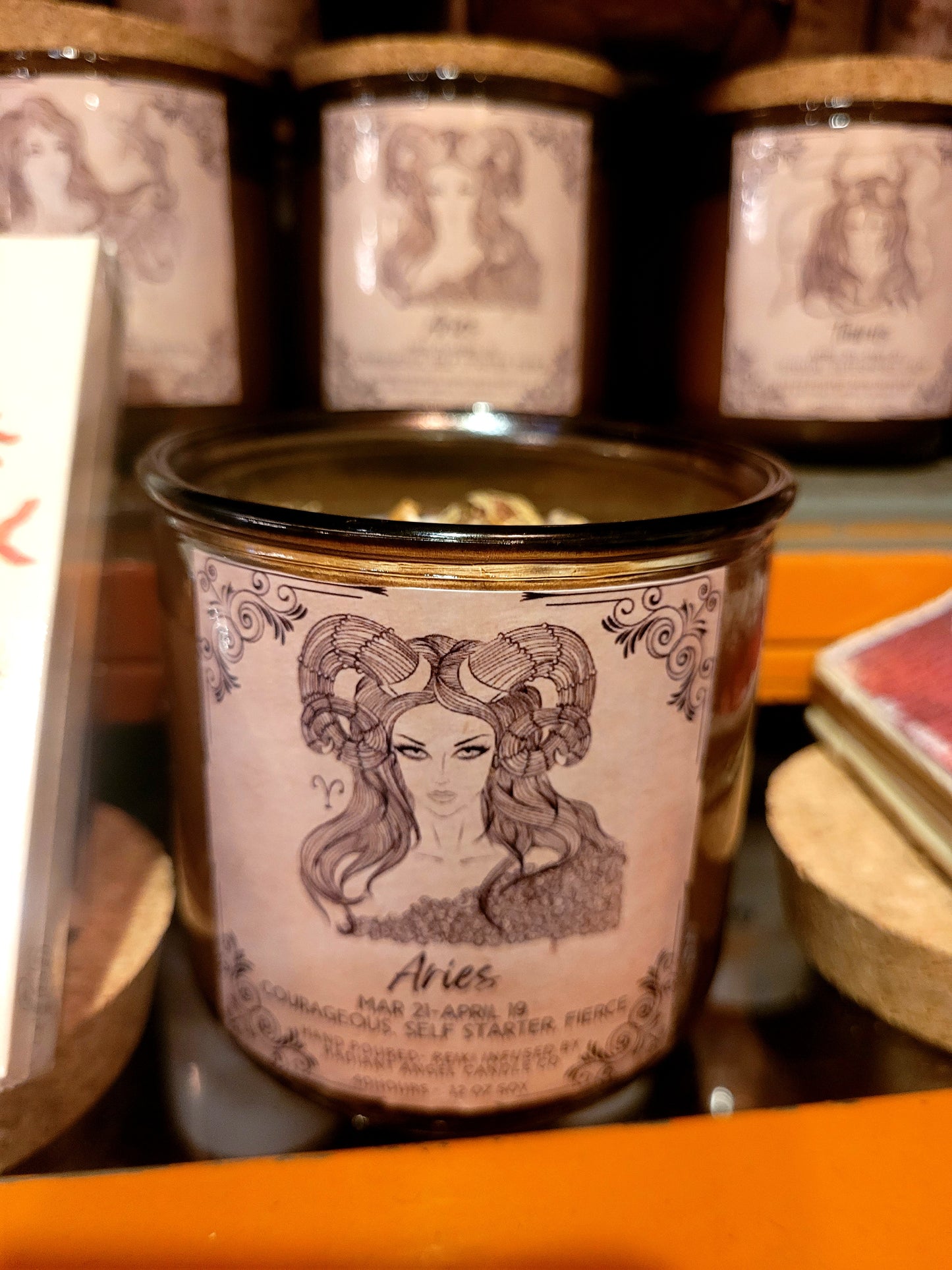 The Apothecary  Zodiac Goddesses- Scented Crystal Candles