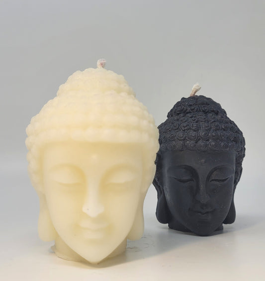 Zen Buddha Head Candle