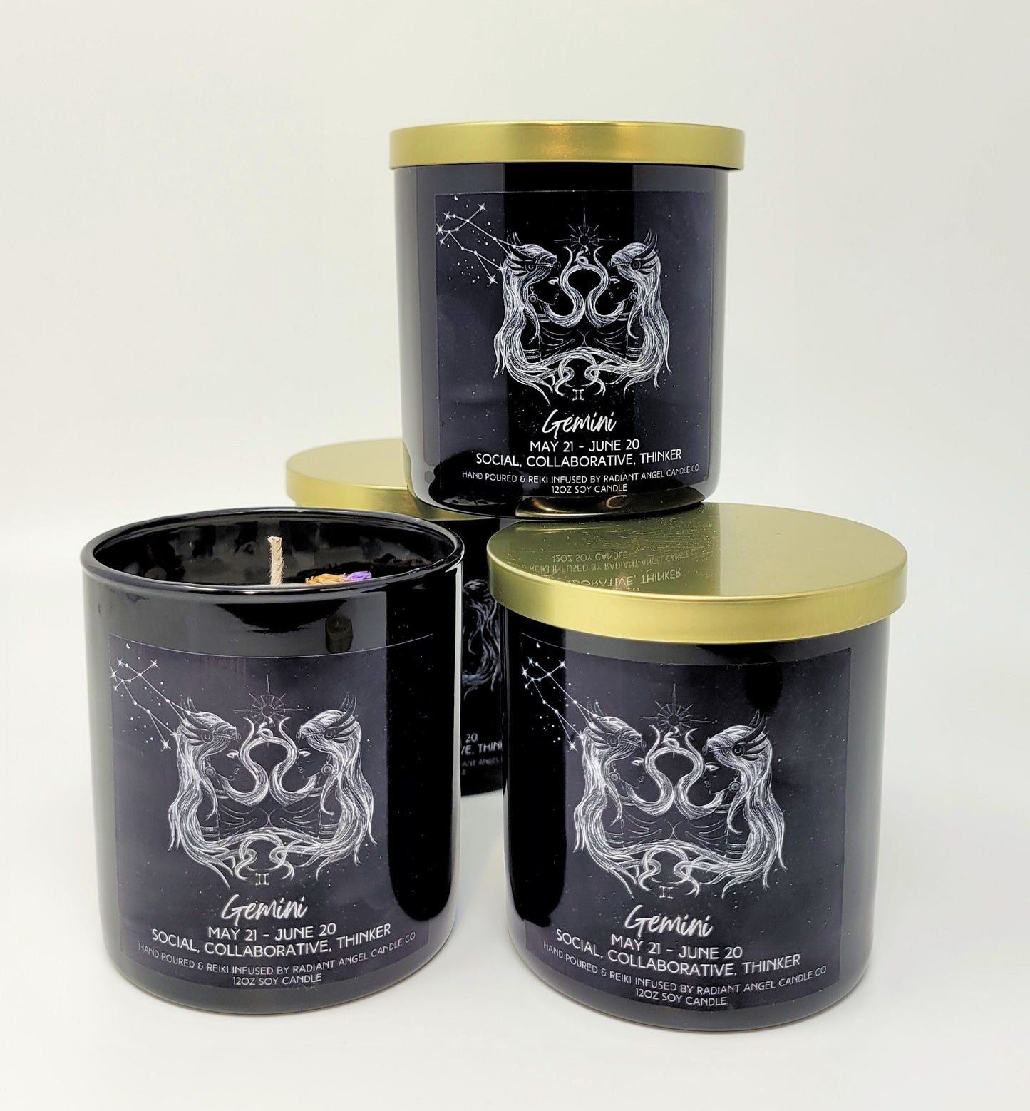 The Zodiac Goddess Line- Scented Crystal Candles