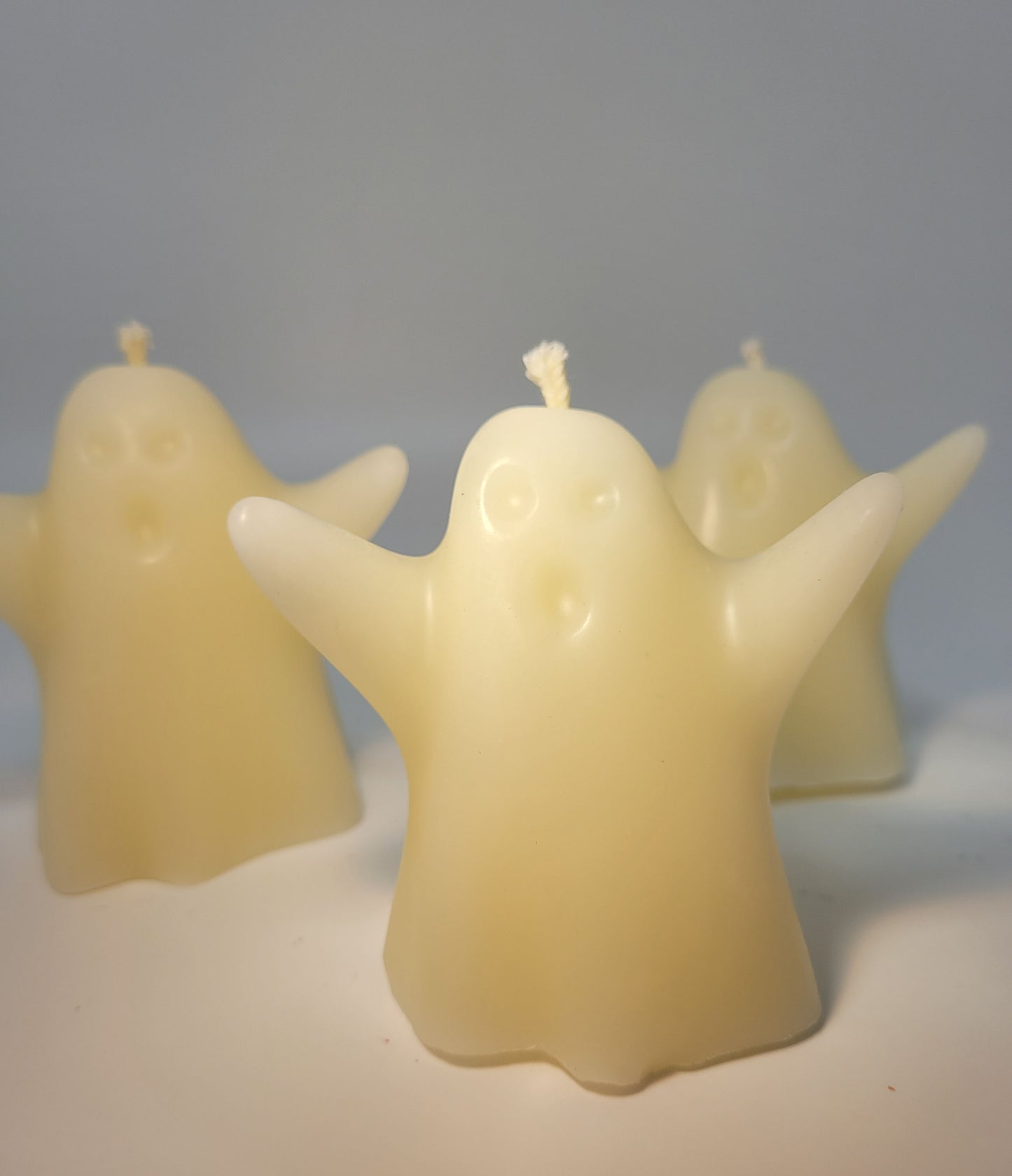 Spooky Ghost Beeswax Candle