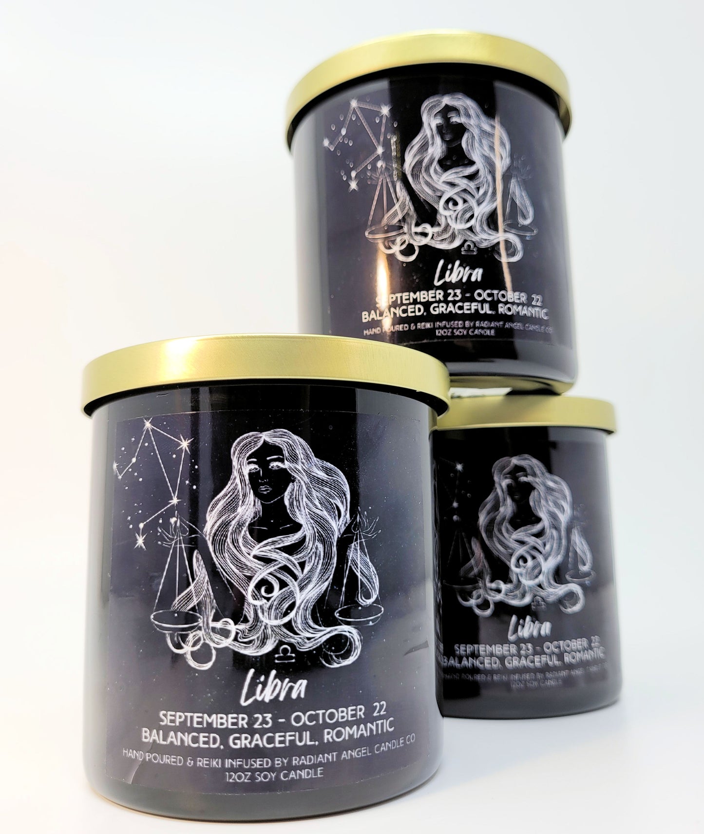 The Zodiac Goddess Line- Scented Crystal Candles