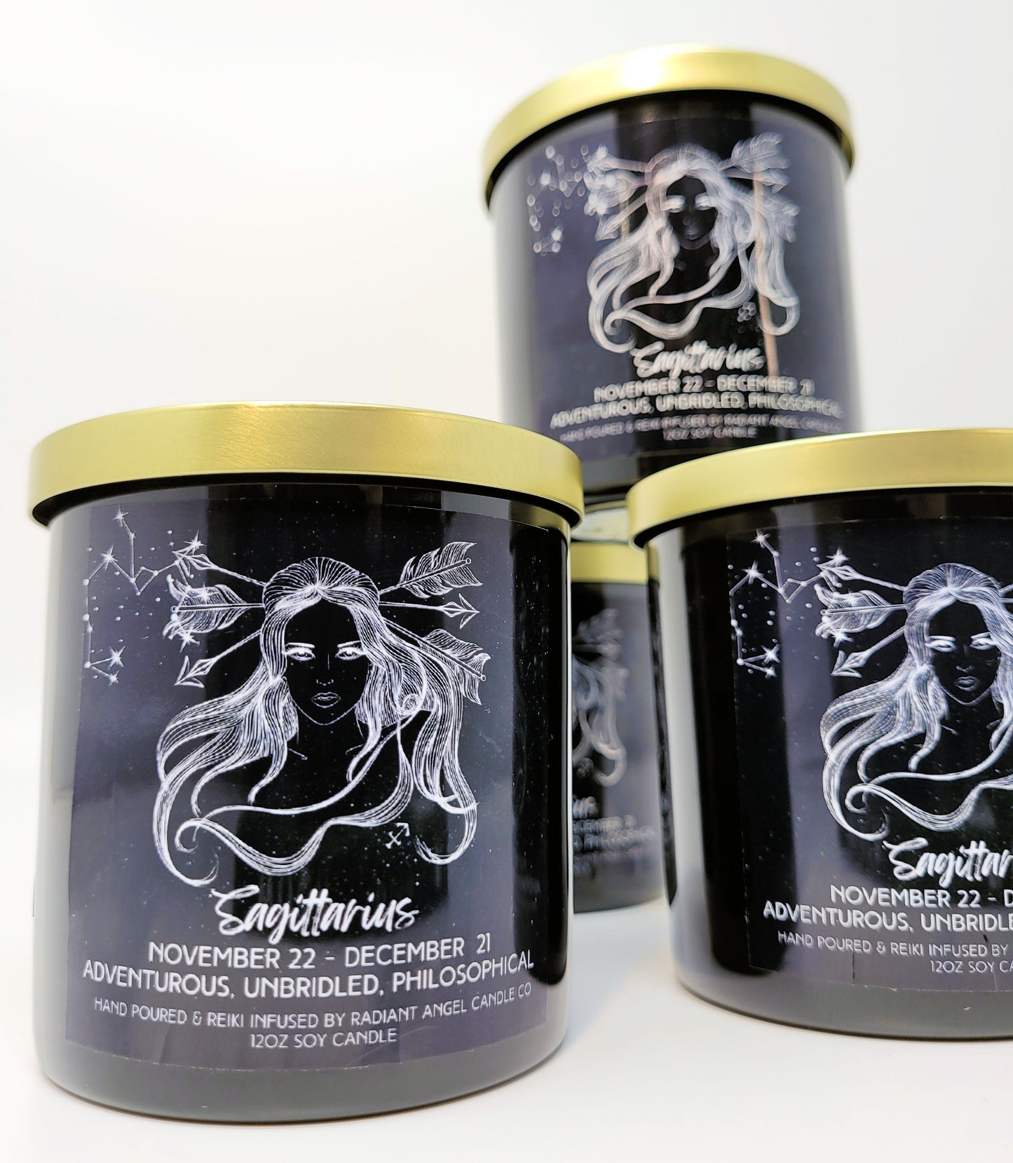 The Zodiac Goddess Line- Scented Crystal Candles