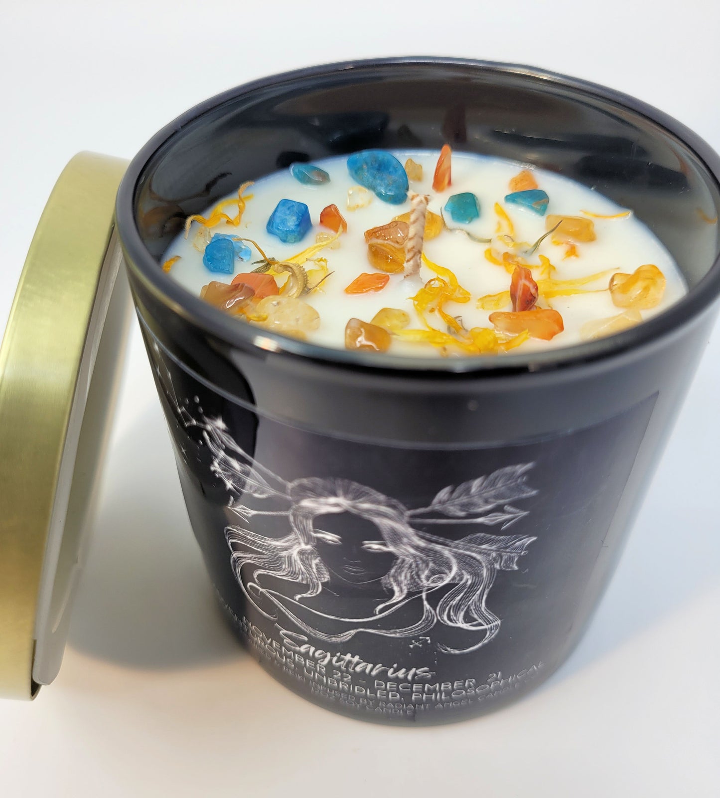 The Zodiac Goddess Line- Scented Crystal Candles