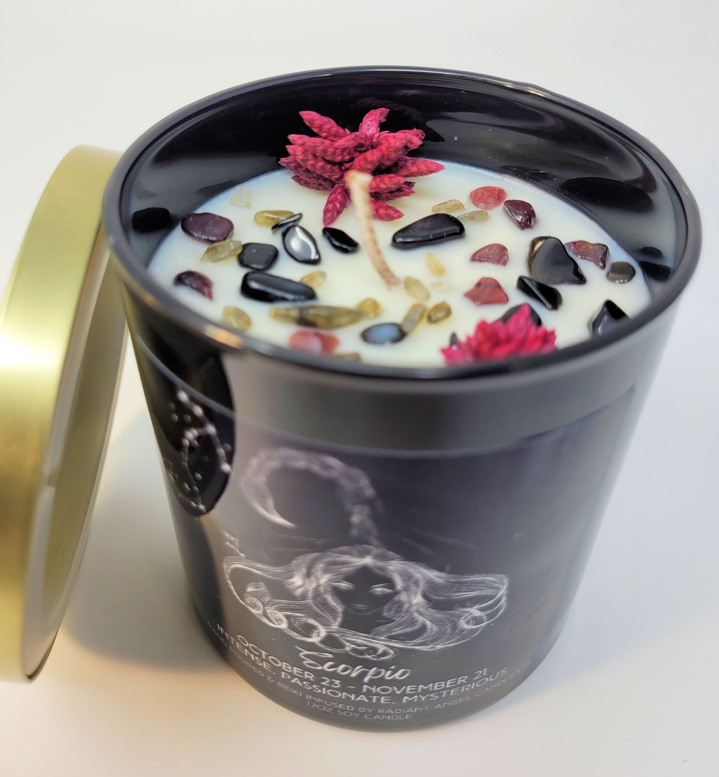 The Zodiac Goddess Line- Scented Crystal Candles