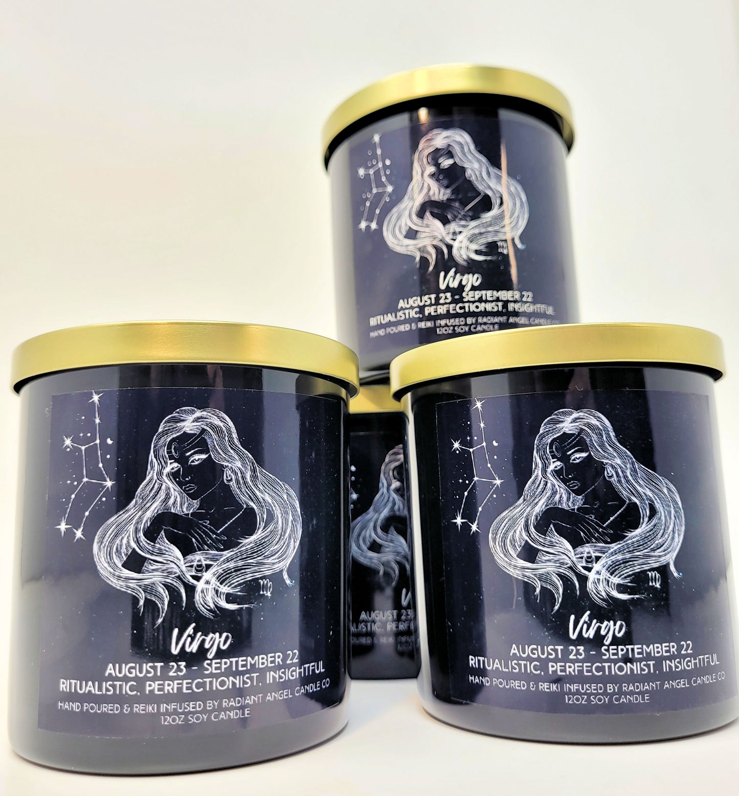 The Zodiac Goddess Line- Scented Crystal Candles