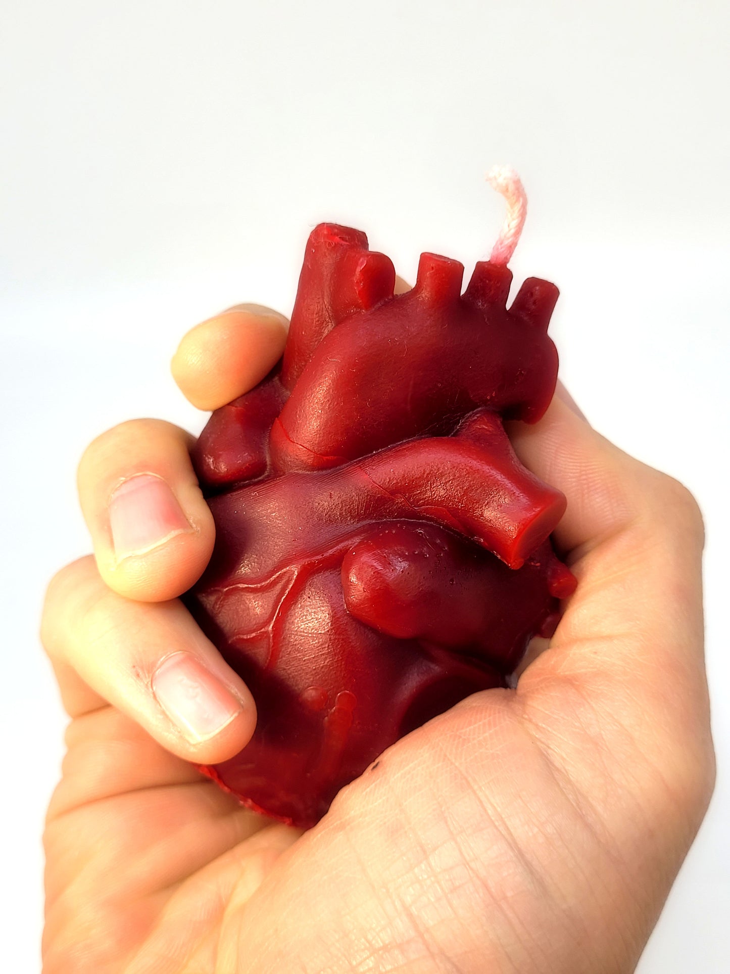 Anatomical Heart Beeswax Candle