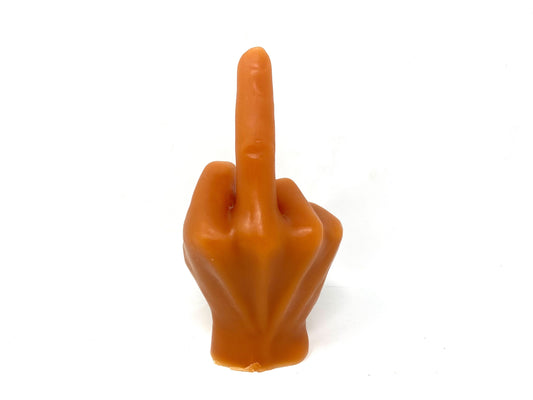 Middle Finger Candle, F Off, F*ck You, Screw You, Over it, F*ck it Beeswax Candle