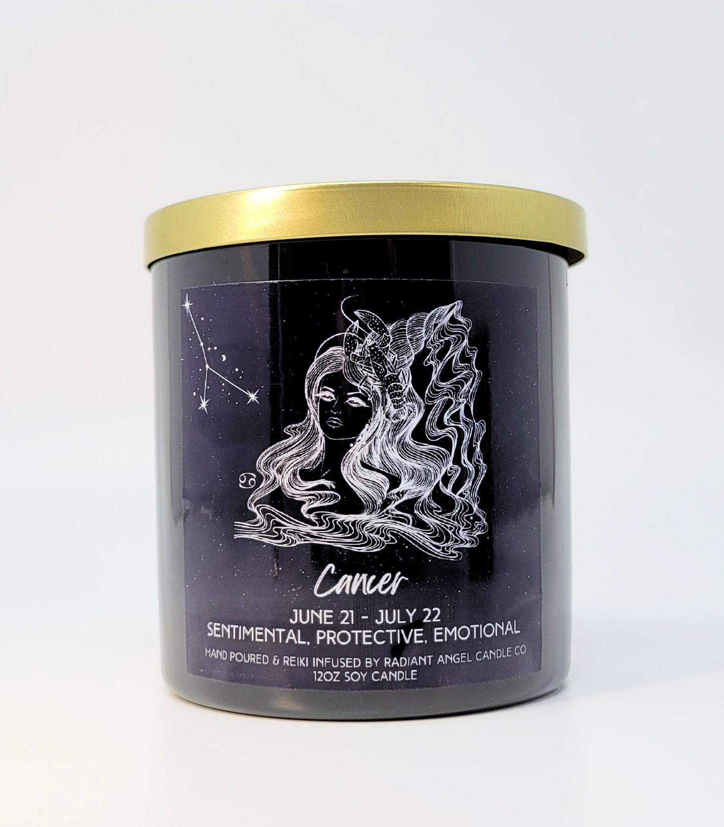 Cancer, Cancer Candle, Zodiac Candle, Cancer Goddess