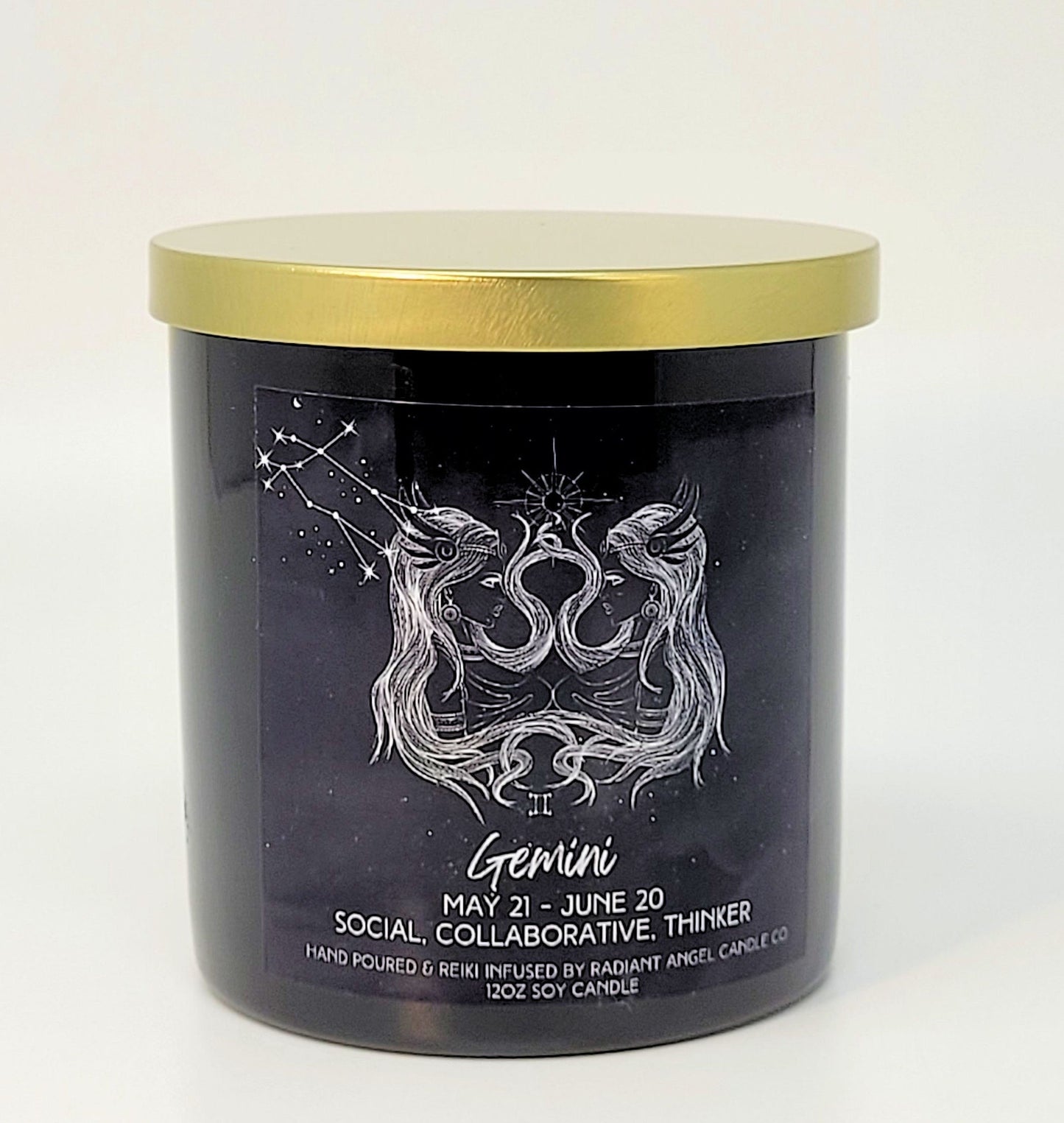 Gemini, Gemini Candle, Gemini Goddesss, Zodiac Candle