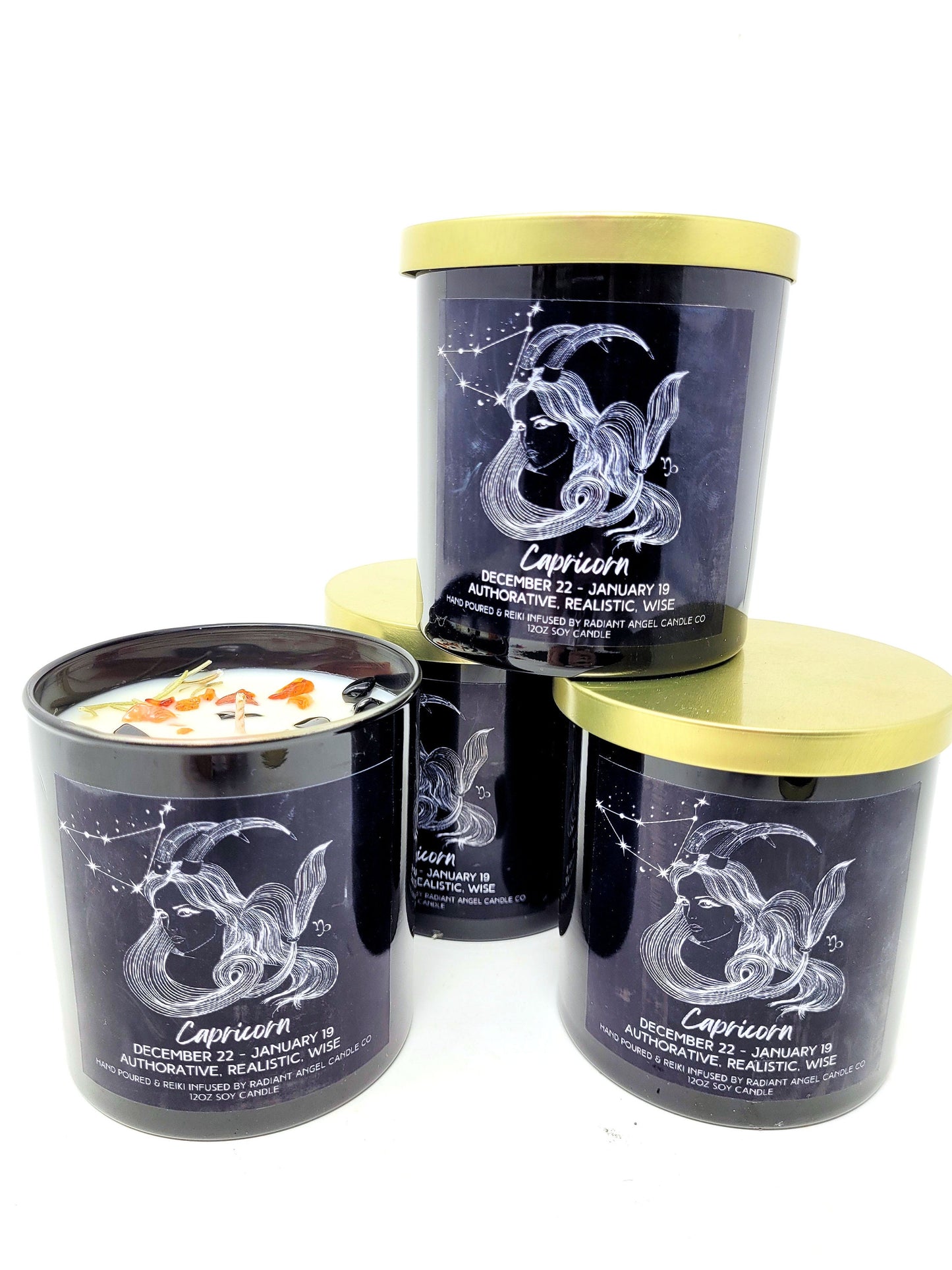 Capricorn, Capricorn Candle, Zodiac Candle