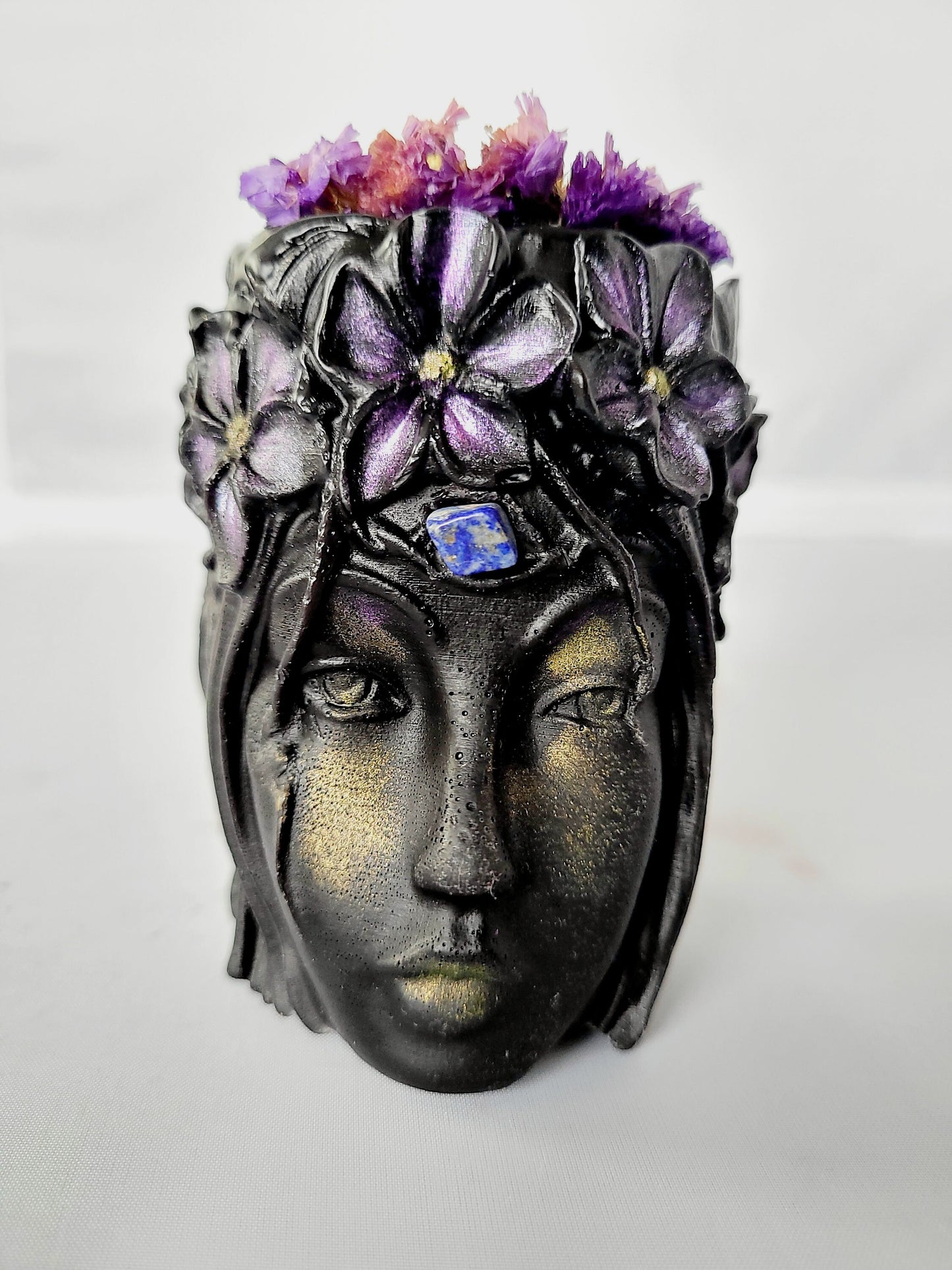 Earth Goddesss Head- Adorned