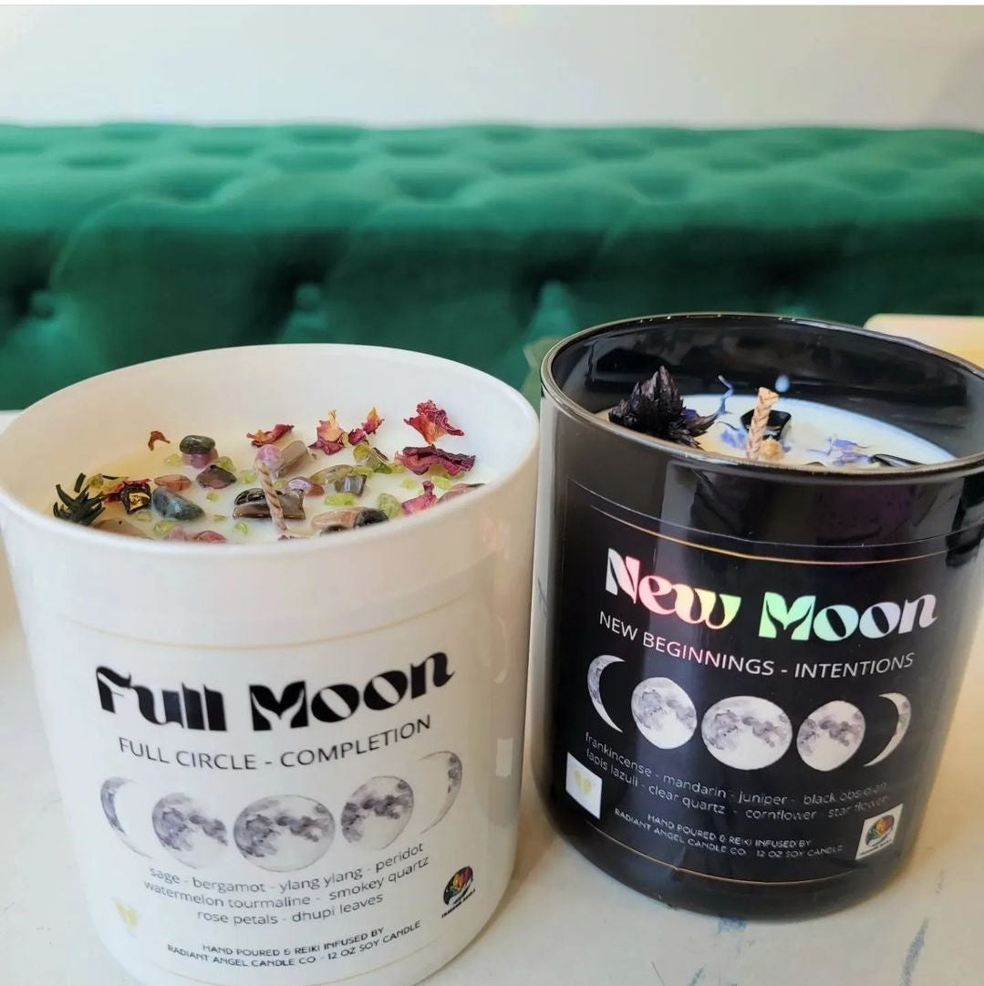 New Moon/ Full Moon Candles