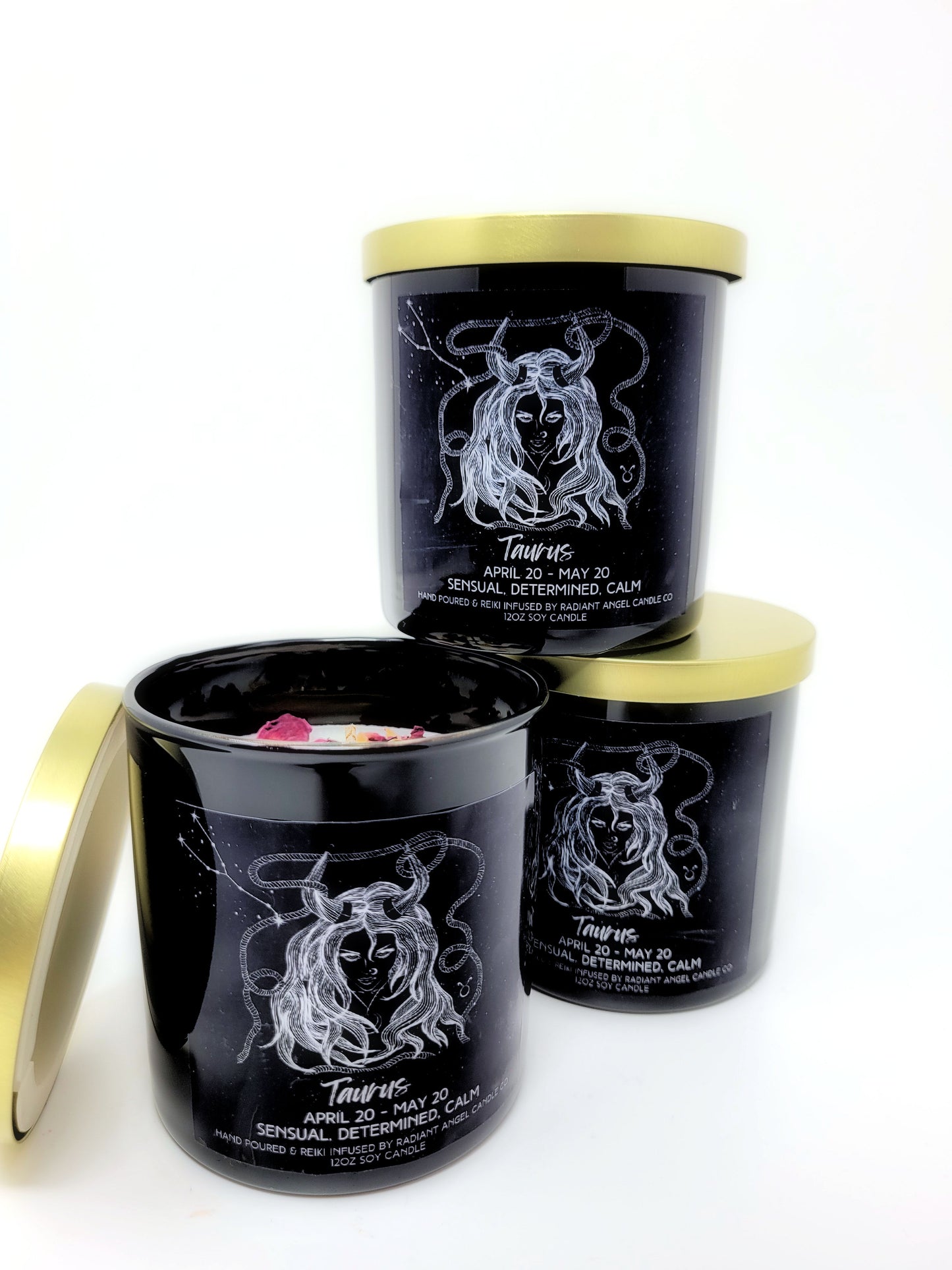 The Zodiac Goddess Line- Scented Crystal Candles